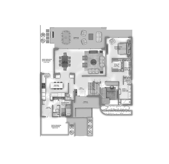 Planta Casa Cencerro 1