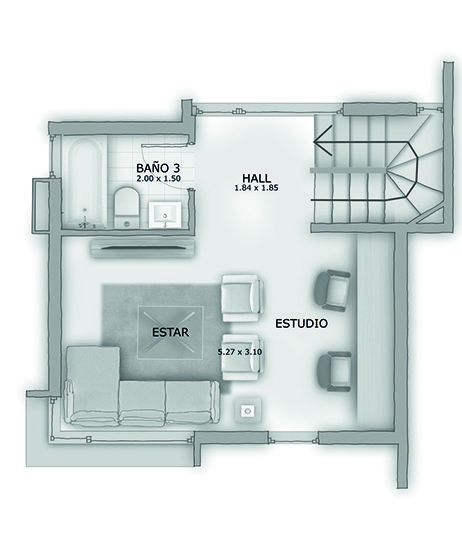 Planta Casa Estribo 3